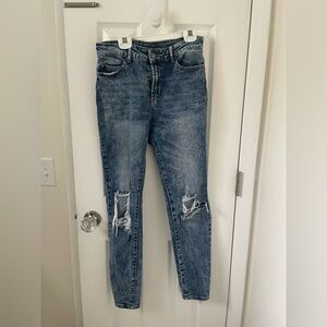 V1969 Italia Abbigliamento Sportivo Ripped Skinny Jeans